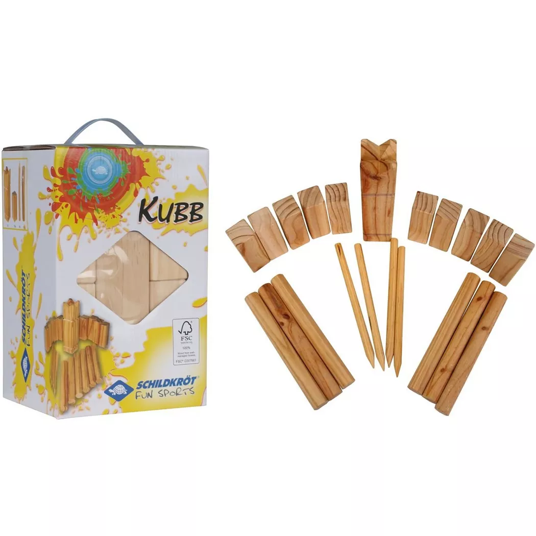 Schildkröt Kubb / Schwedenschach / Wikingerkegeln