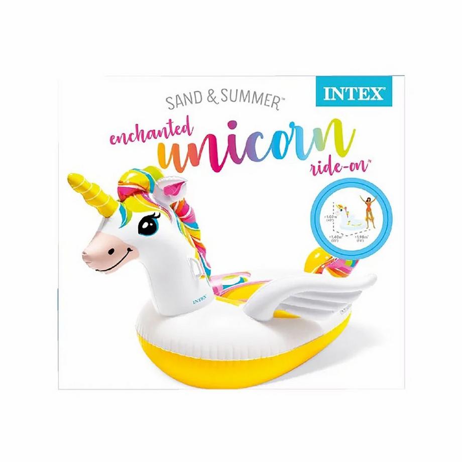 Intex  Einhorn Ride On Badeinsel 