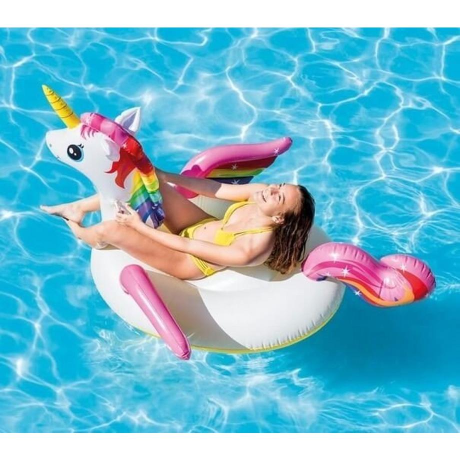 Intex  Einhorn Ride On Badeinsel 