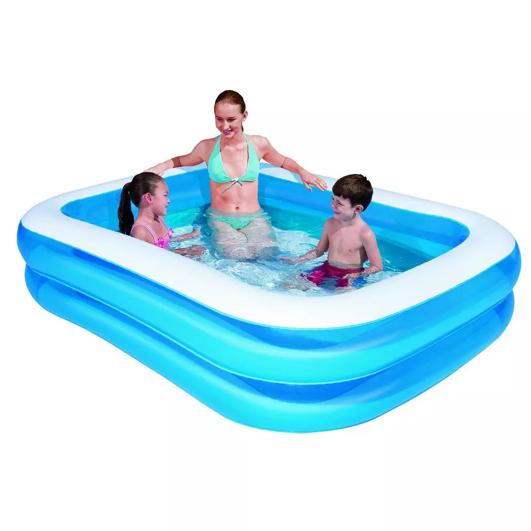Bestway Piscine Familiale Gonflable Translucide 200 x 146 x 48 cm