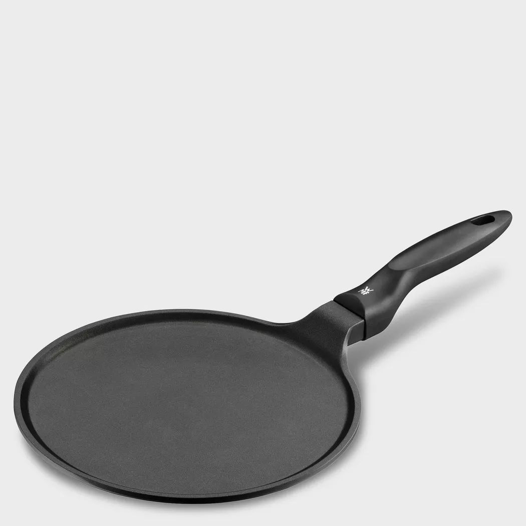 WMF Crepes-Pfanne 27cm mit Holzbesteck schwarz