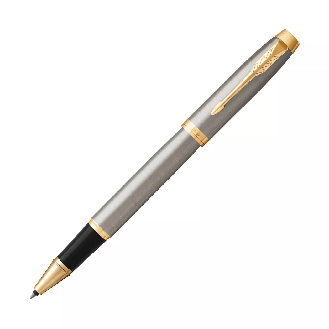 Parker - Stylo roller, aluminium raffiné, Gris Métal