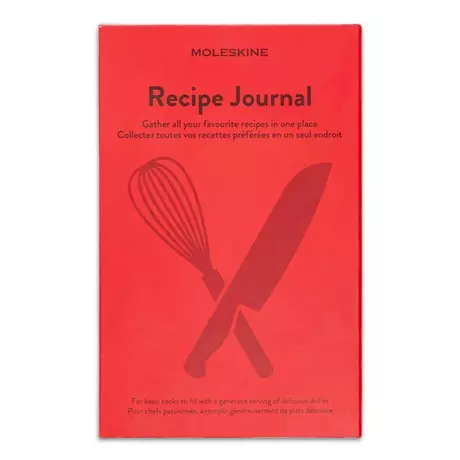 MOLESKINE Diario Passion Journal, Recipes Rouge