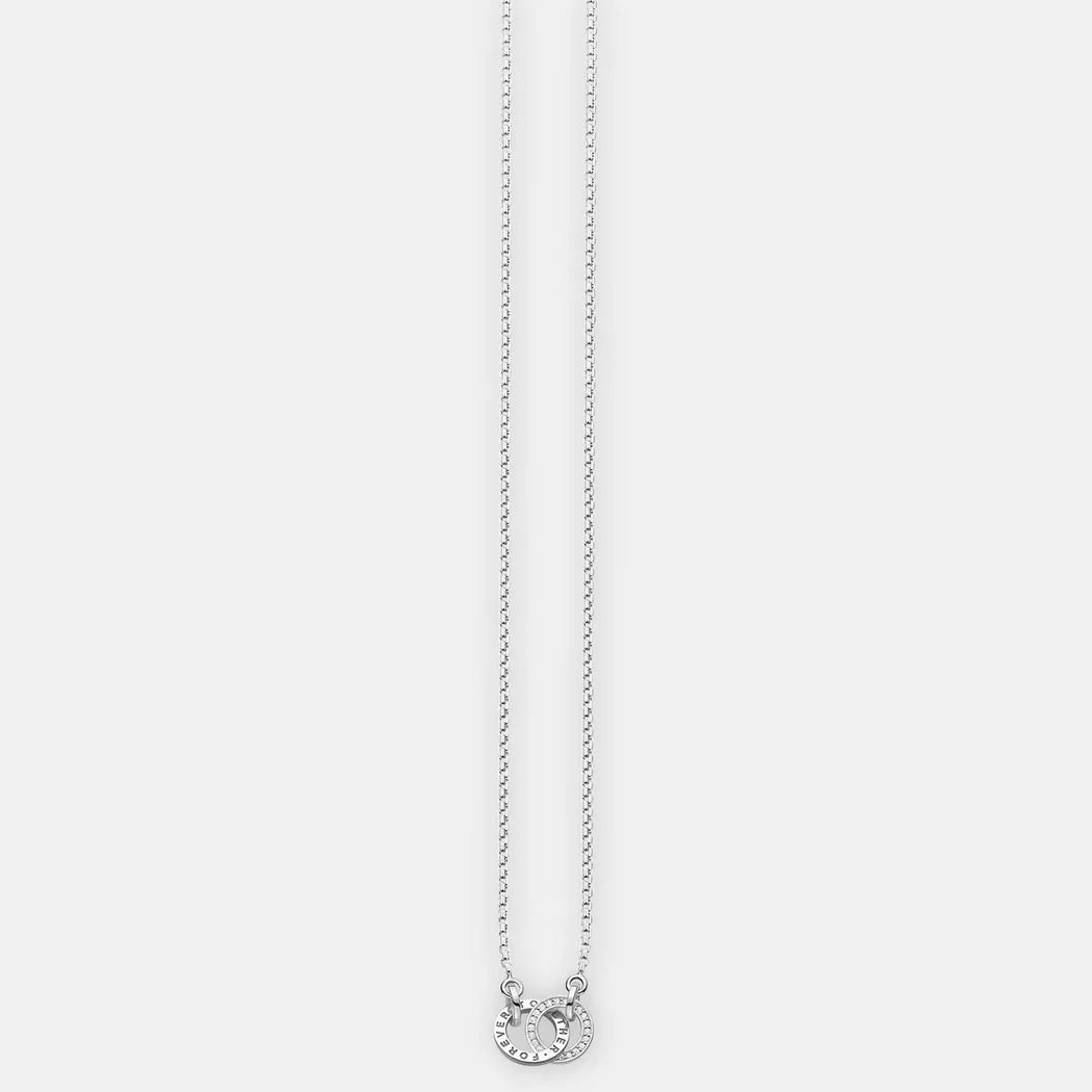 THOMAS SABO - Collier avec pendentif, Sterling Silver, 45cm, Couleur Argent