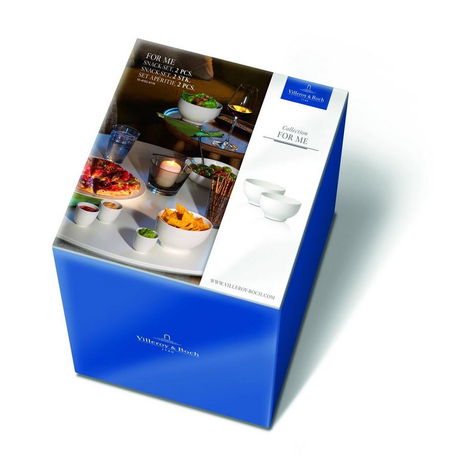 Villeroy&Boch For Me, Set Snack 2 pezzi  