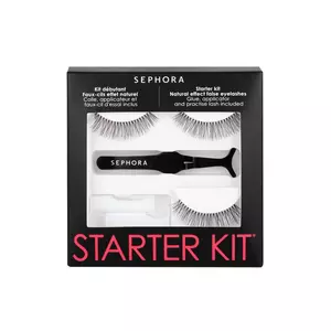 Natural effect false eyelashes Starter Kit