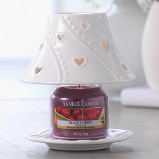 YANKEE CANDLE White Hearts Bougeoir 