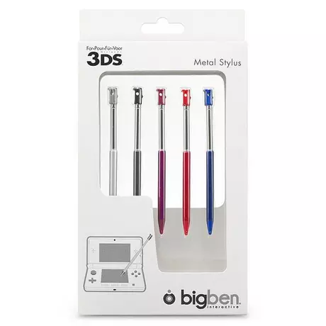 bigben Metal Stylus Set (5pcs) 3DS/DSi XL/DSi Stift Set 