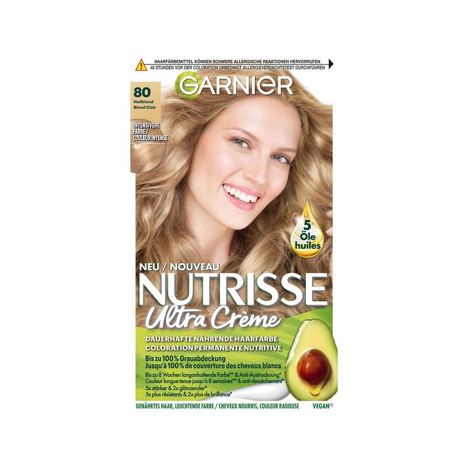 GARNIER  Garnier Nutrisse Crème, Colorazione permanente per capelli biondi 