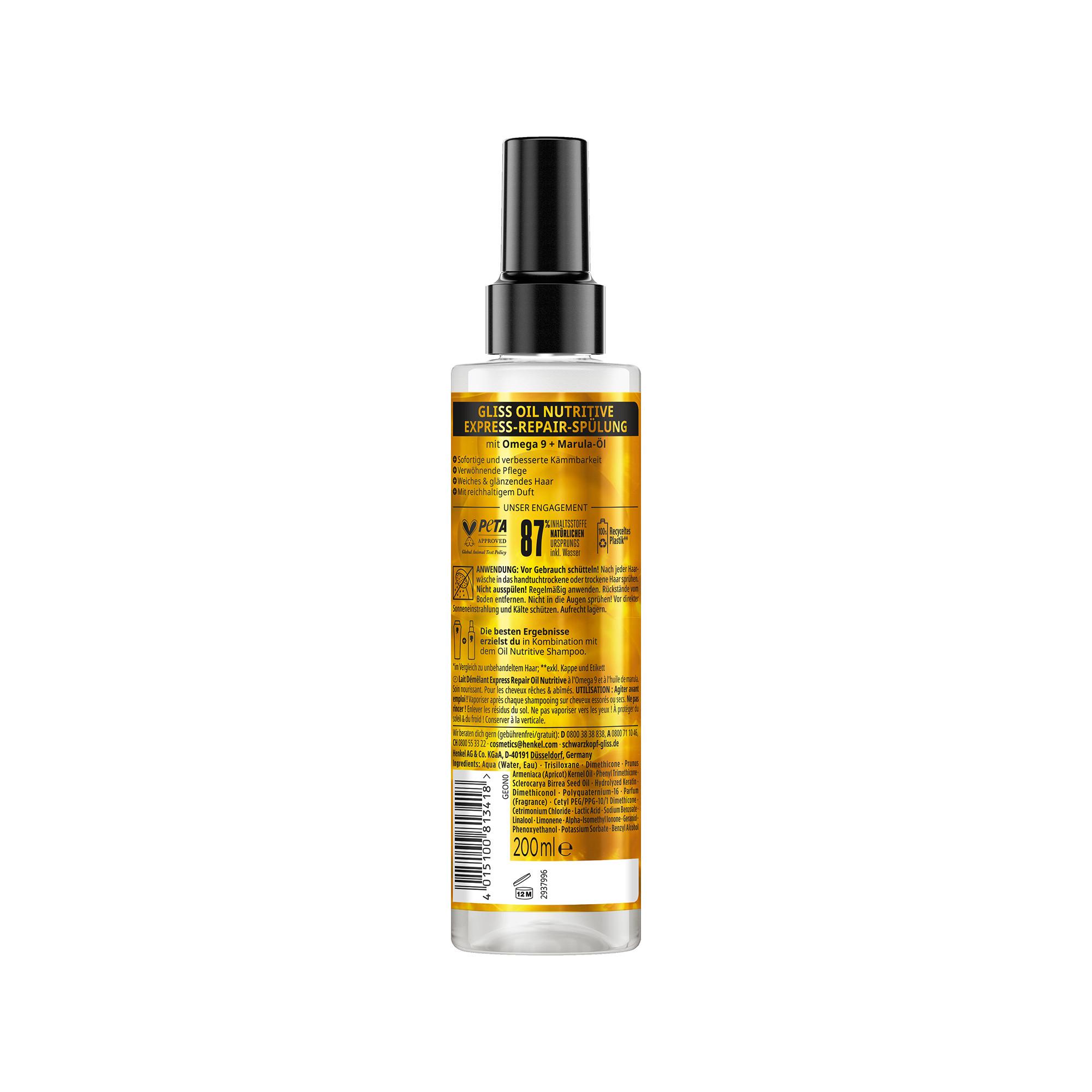 GLISS KUR  Oil Nutritive Express-Spülung 