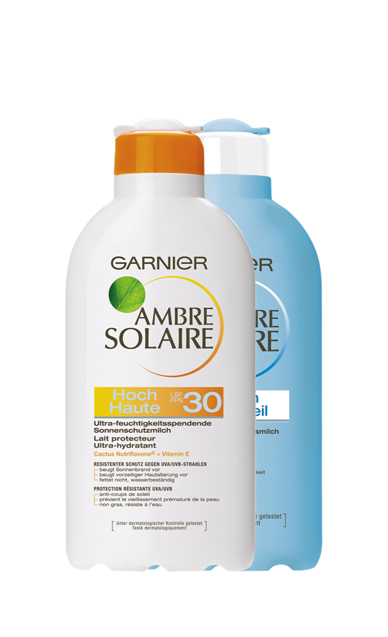 Image of AMBRE SOLAIRE Ambre Solaire Mixpack Sonnenschutzmilch LSF 30+After Sun Gratis - 2X200ML