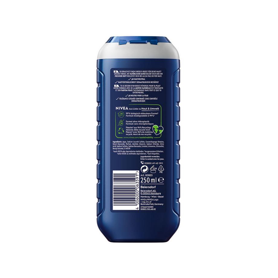 NIVEA  Gel doccia Men Energy 