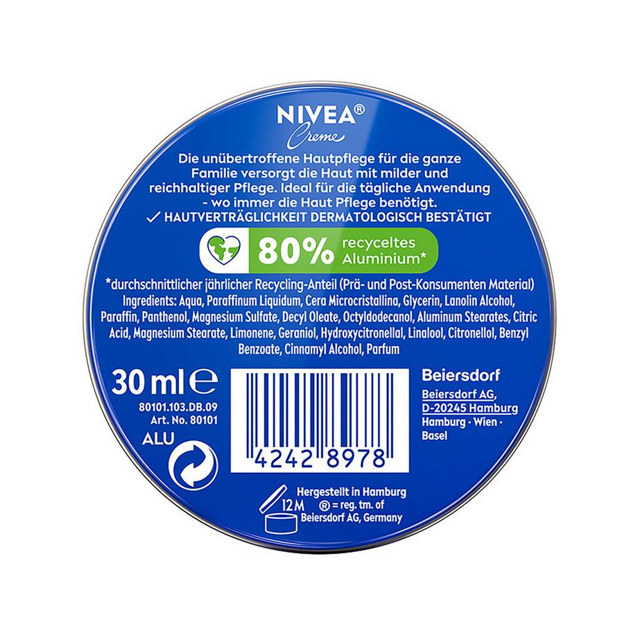 NIVEA Creme Dose Crema Barattolo 