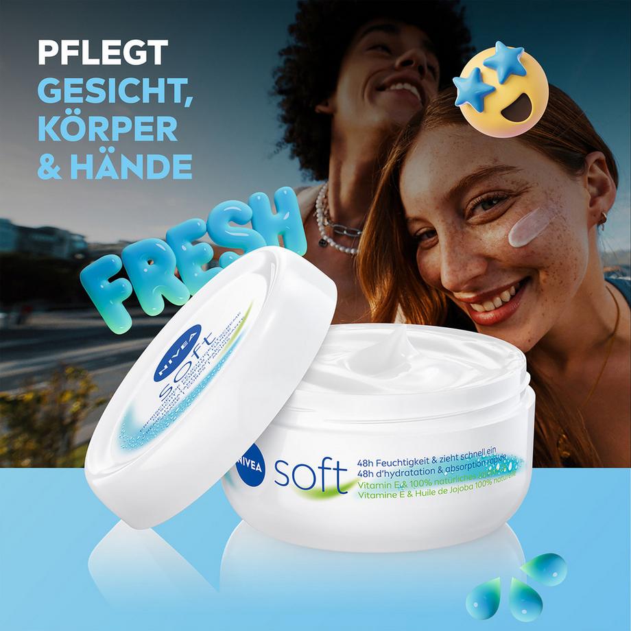 NIVEA Soft Topf Intensive Feuchtigkeit Soft Topf Intensive Feuchtigkeitscreme 