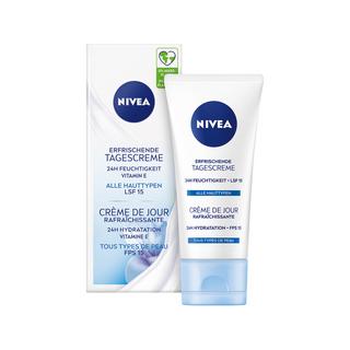 NIVEA  Face Erfrischende Tagescreme LSF 15 