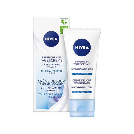 NIVEA  Face Erfrischende Tagescreme LSF 15 