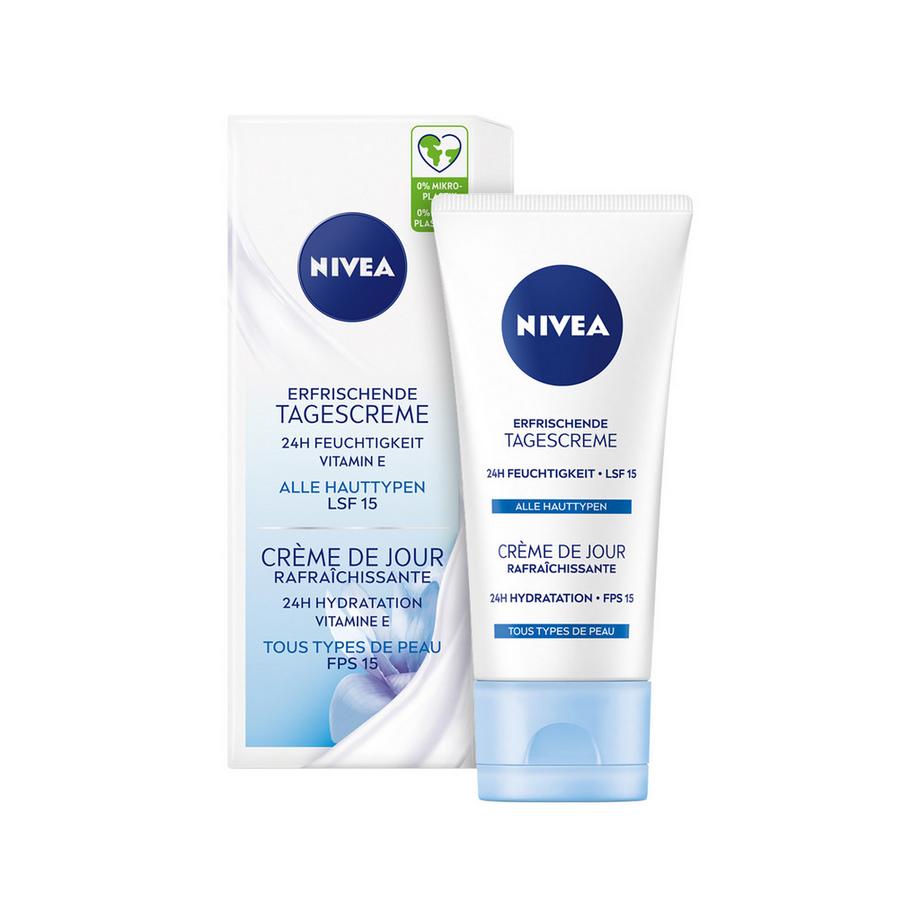 NIVEA  Crema da giorno rinfrescante per il viso SPF 15 
