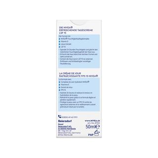 NIVEA  Face Erfrischende Tagescreme LSF 15 