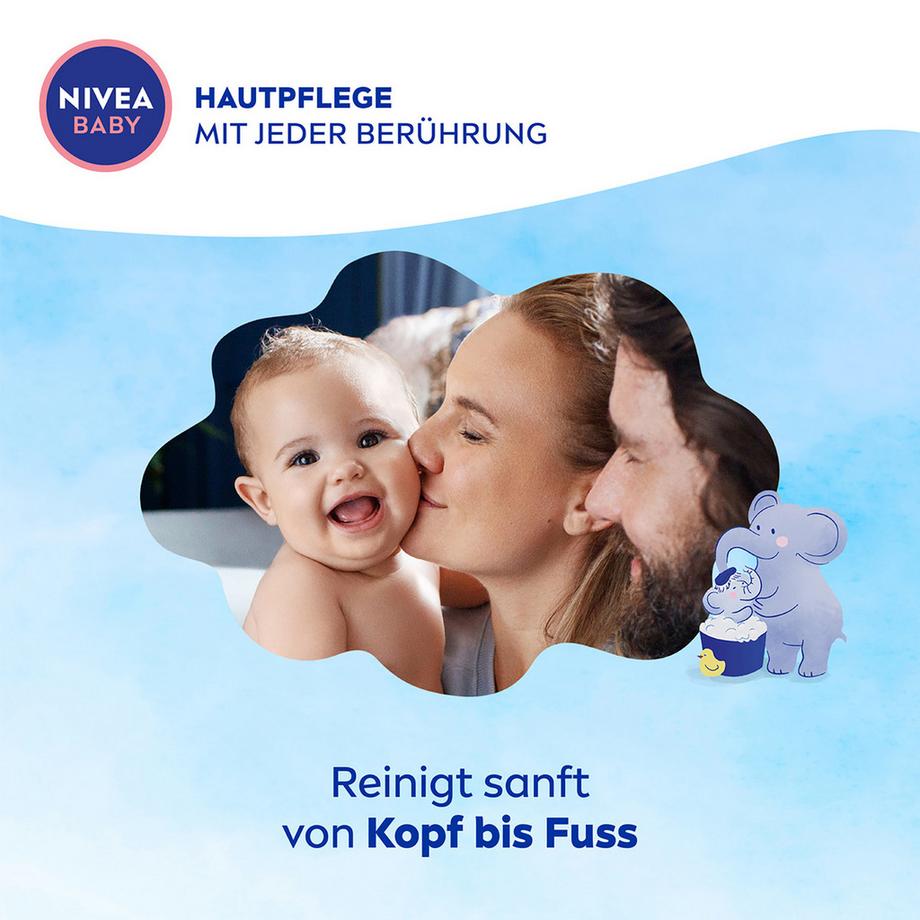 NIVEA Shampoo & Bad Crème de bain Baby au tilleul 