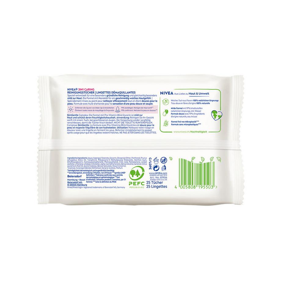 NIVEA Visage Pflegend Salviettine struccanti delicate 