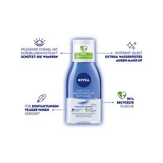 NIVEA Visage Augen + Lippen Augen Make-up Entferner für wasserfestes Make‑up 