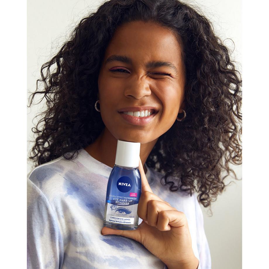 NIVEA Visage Augen + Lippen Augen Make-up Entferner für wasserfestes Make‑up 