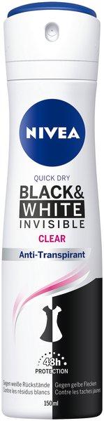 NIVEA  Pure Invisible for Black & White Anti-Transpirant Spray 