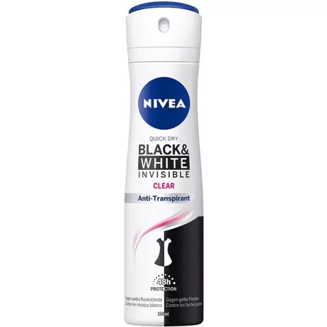 NIVEA  Pure Invisible for Black & White Anti-Transpirant Spray 