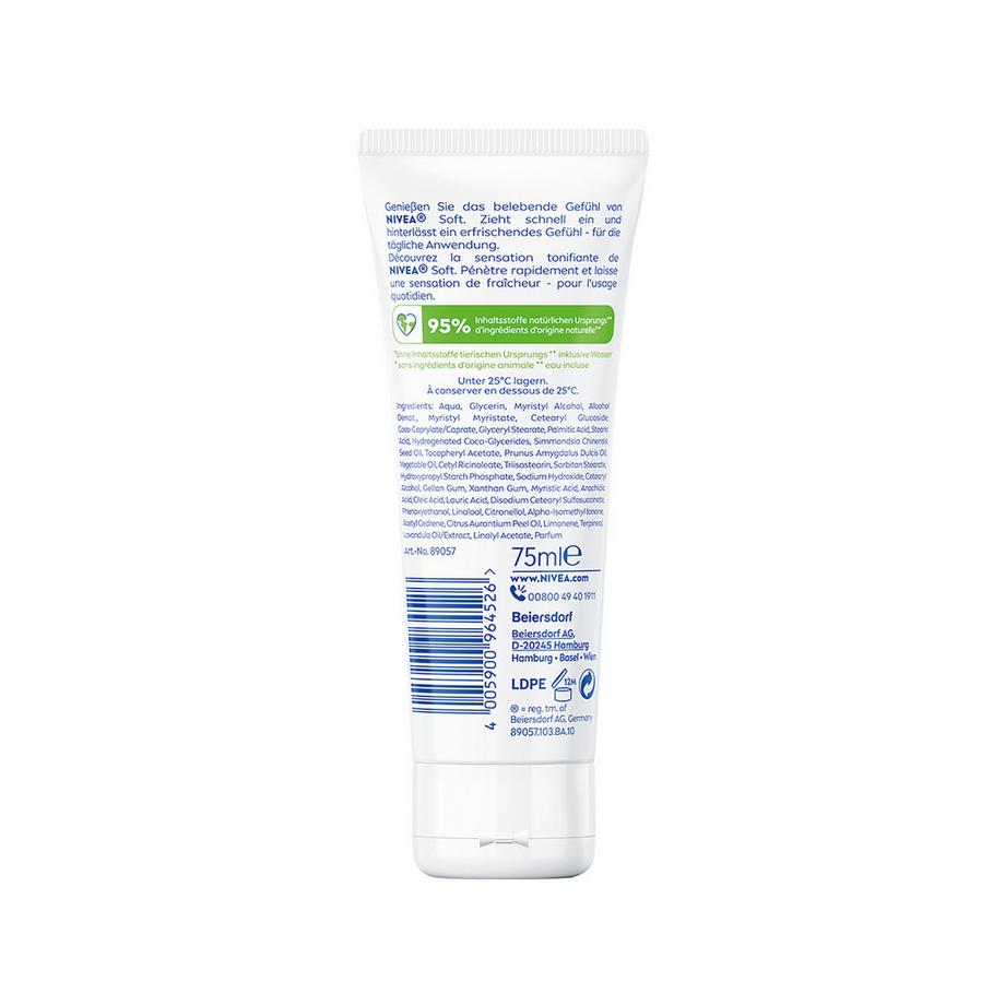 NIVEA Soft Tube Soft Erfrischend intensive Feuchtigkeitscreme 