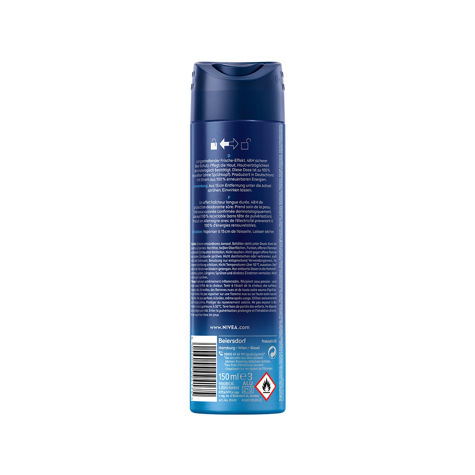 NIVEA Fesh Active Men Fresh Active Deodorant Spray 