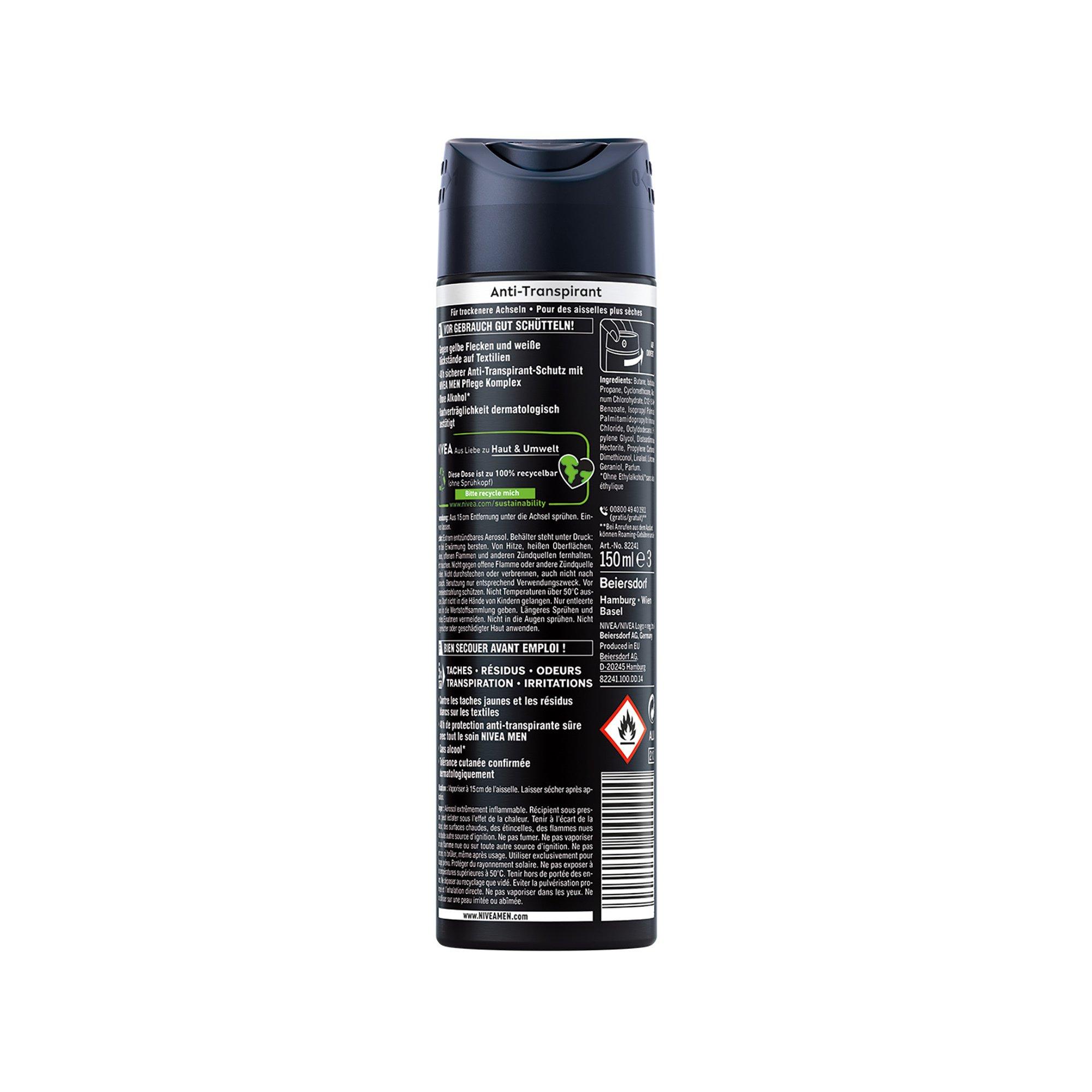 NIVEA  Deo Invisible Black & White Power Spray 