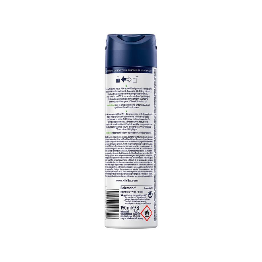 NIVEA Men Sensitive Protect DEO Sensitive Protect Spray Male 