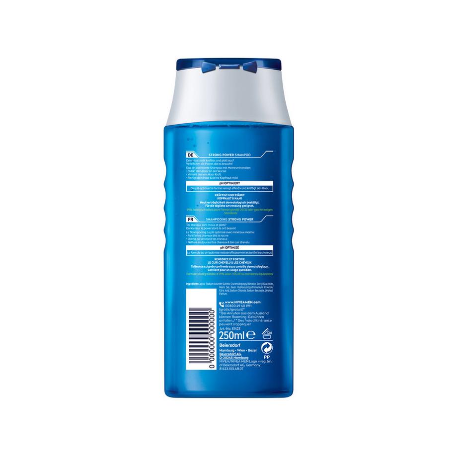 NIVEA Men Strong Power pH-Optimal Nivea Men Strong Power Shampoo 