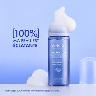Melvita  Bouquet Floral Mousse nettoyante éclat 