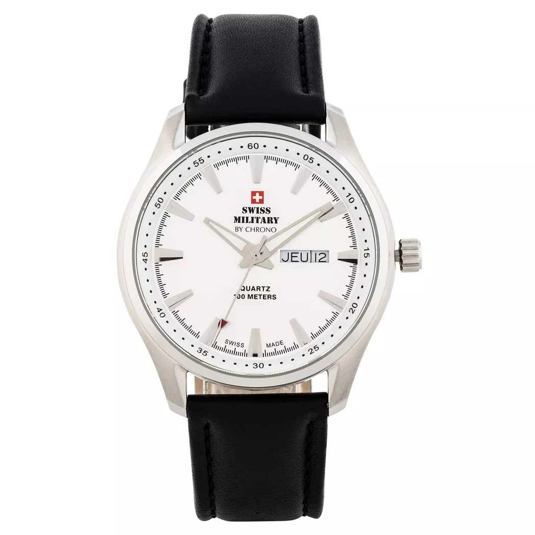 Swiss Military - Analoguhr, 44mm, Schwarz