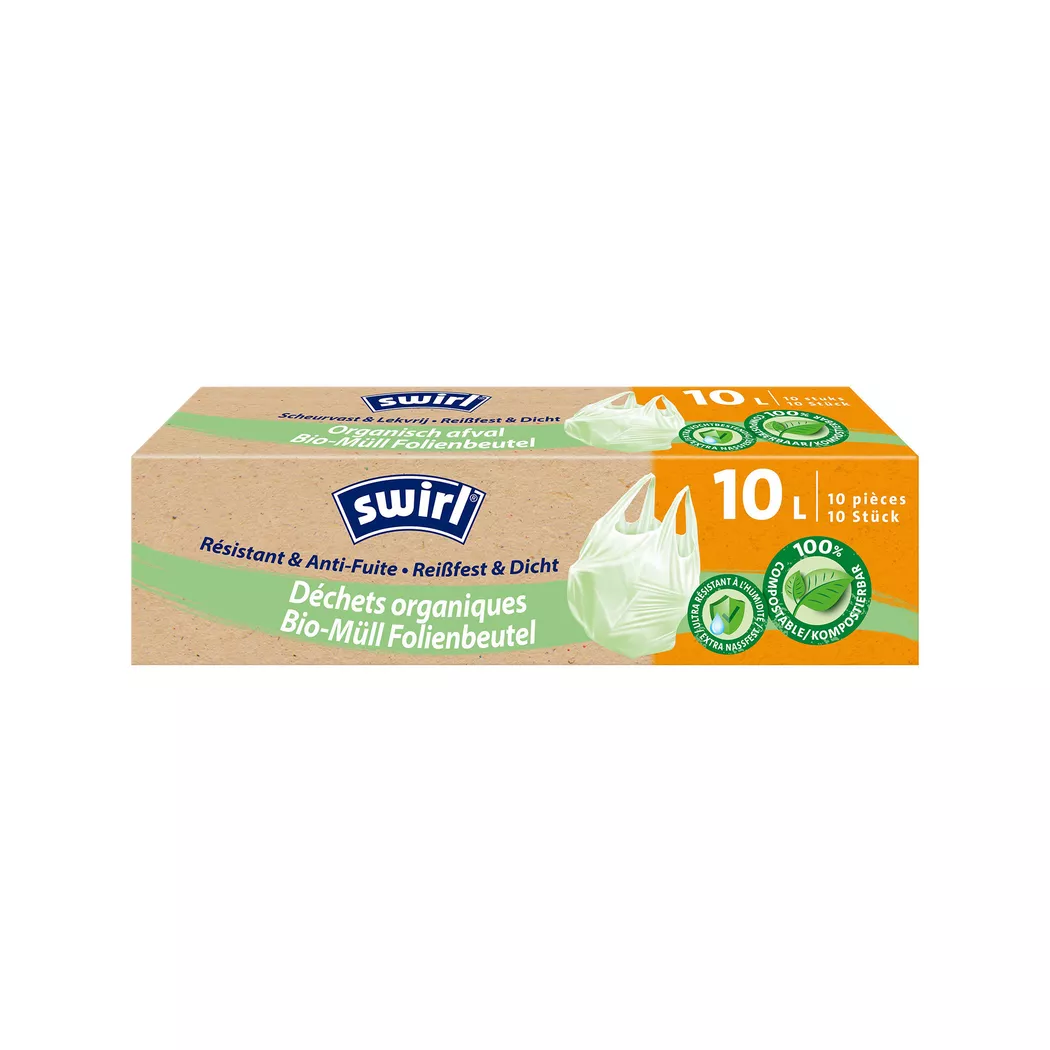 Swirl - Bio-Müll Folienbeutel 10 Liter, 10 L