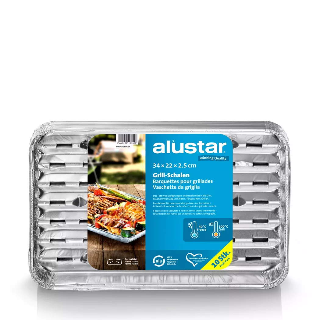 alustar - Grillschale, 22 x 34 cm
