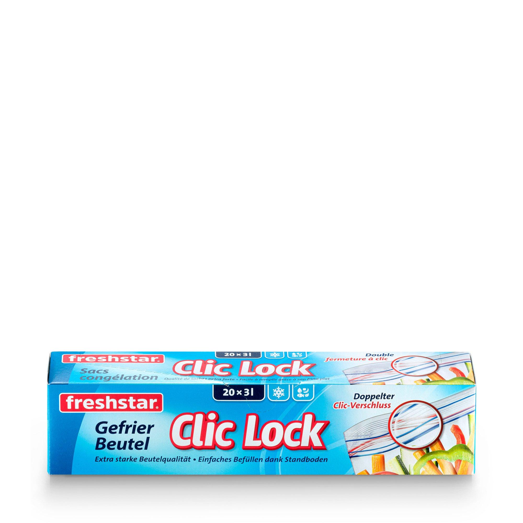 Image of Freshstar Gefrierbeutel Clic-Lock - 3 L
