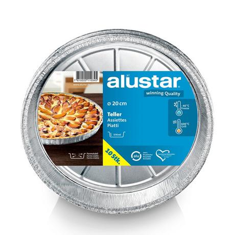 alustar Assiette alu Set 