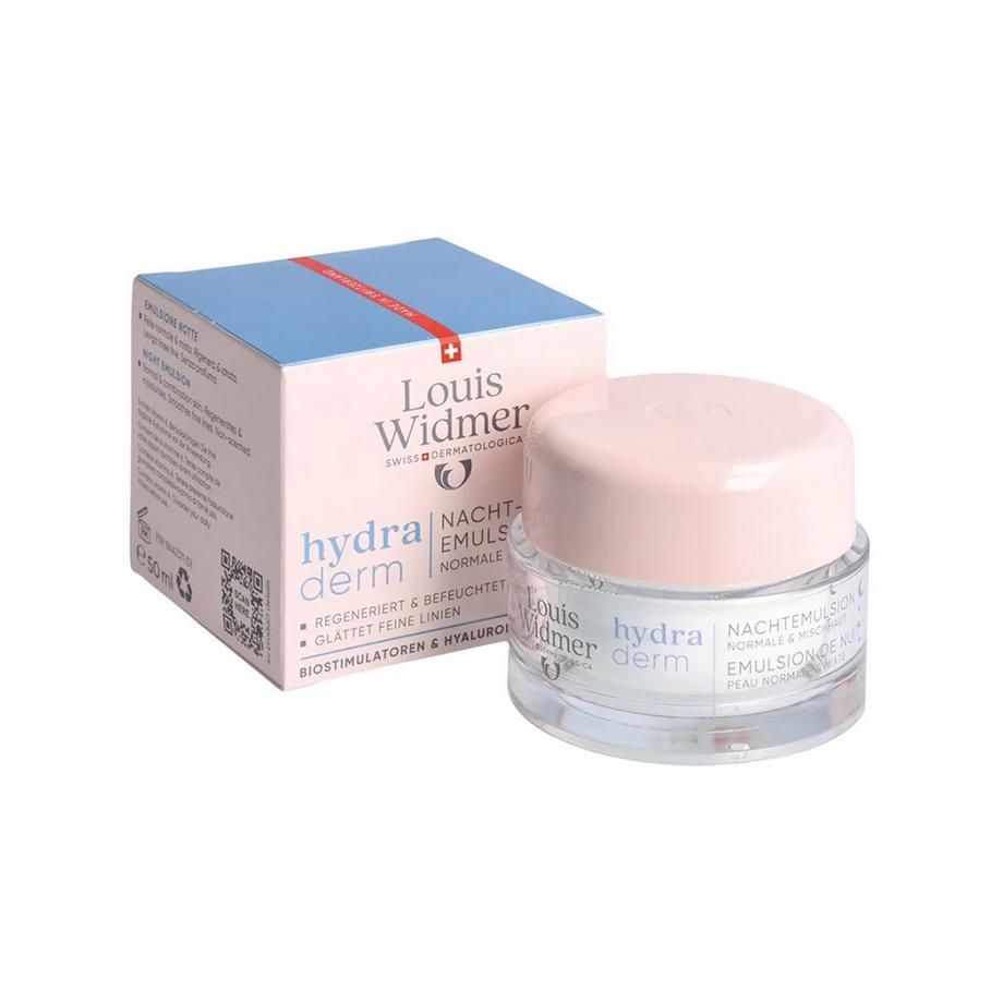 Louis Widmer  hydraderm Emulsione notte senza profumo 