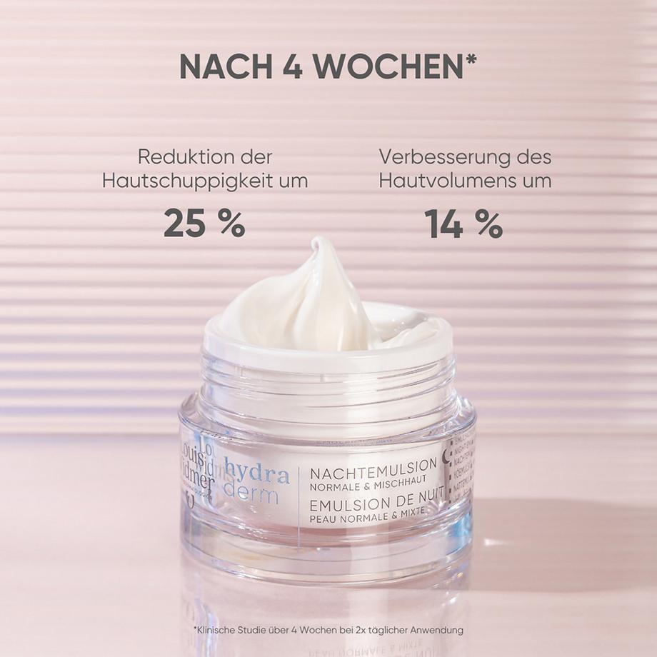 Louis Widmer  hydraderm Emulsione notte senza profumo 