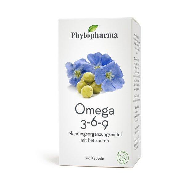 Image of Phytopharma Omega 3-6-9 Kapseln (110) - 88.1g