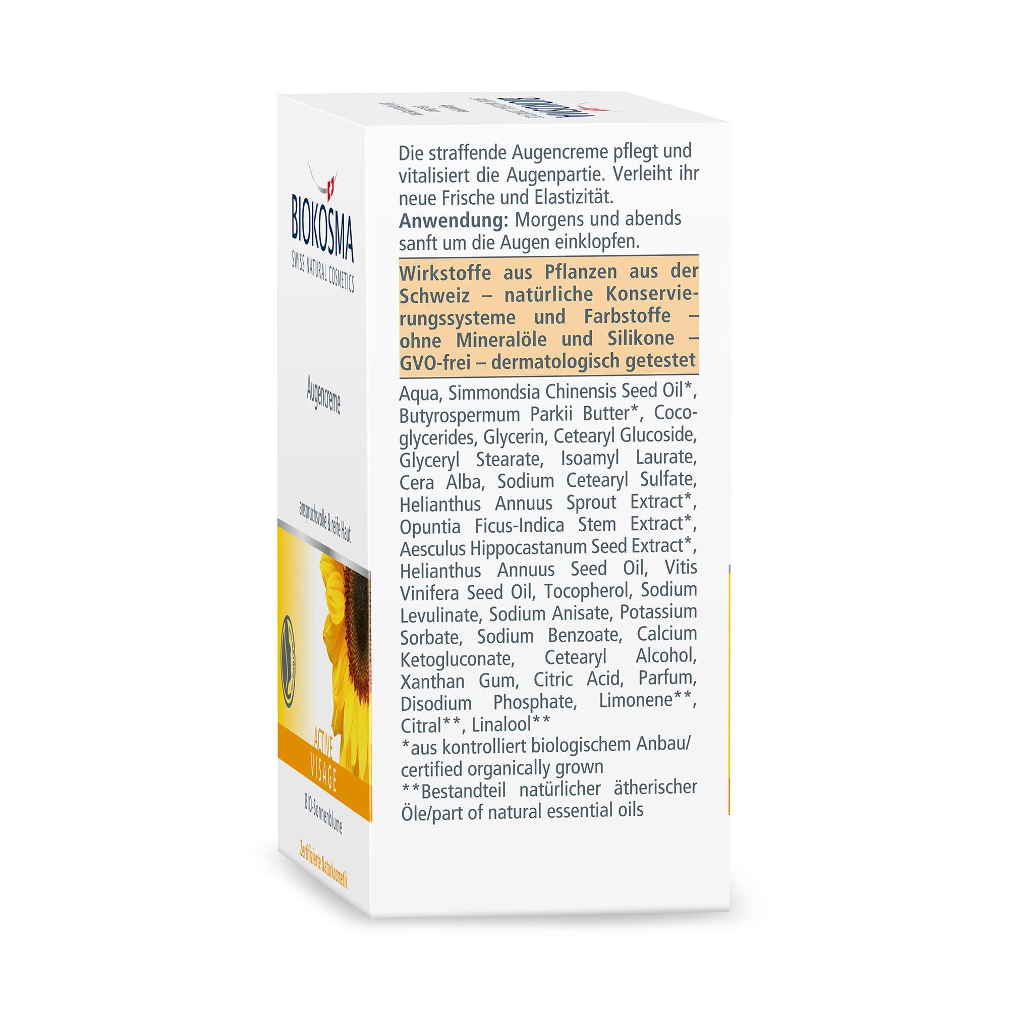 BIOKOSMA  ACTIVE CREME YEUX 