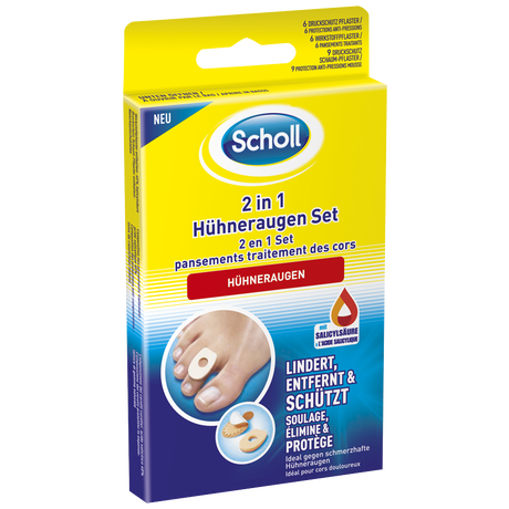 Scholl 2in1 Hühneraugen Set 2in1 Hühneraugen Set 