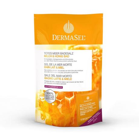 DERMASEL  Totes Meer Badesalz Milch & Honig Bad 