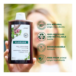 KLORANE Quinine et edelweiss BIO Shampooing fortifiant 