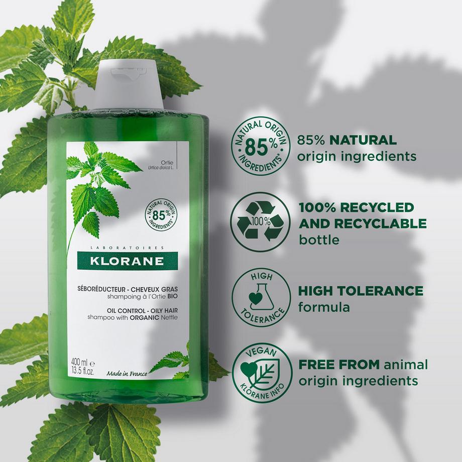 KLORANE BIO-Brennnessel Talgregulierendes Shampoo 
