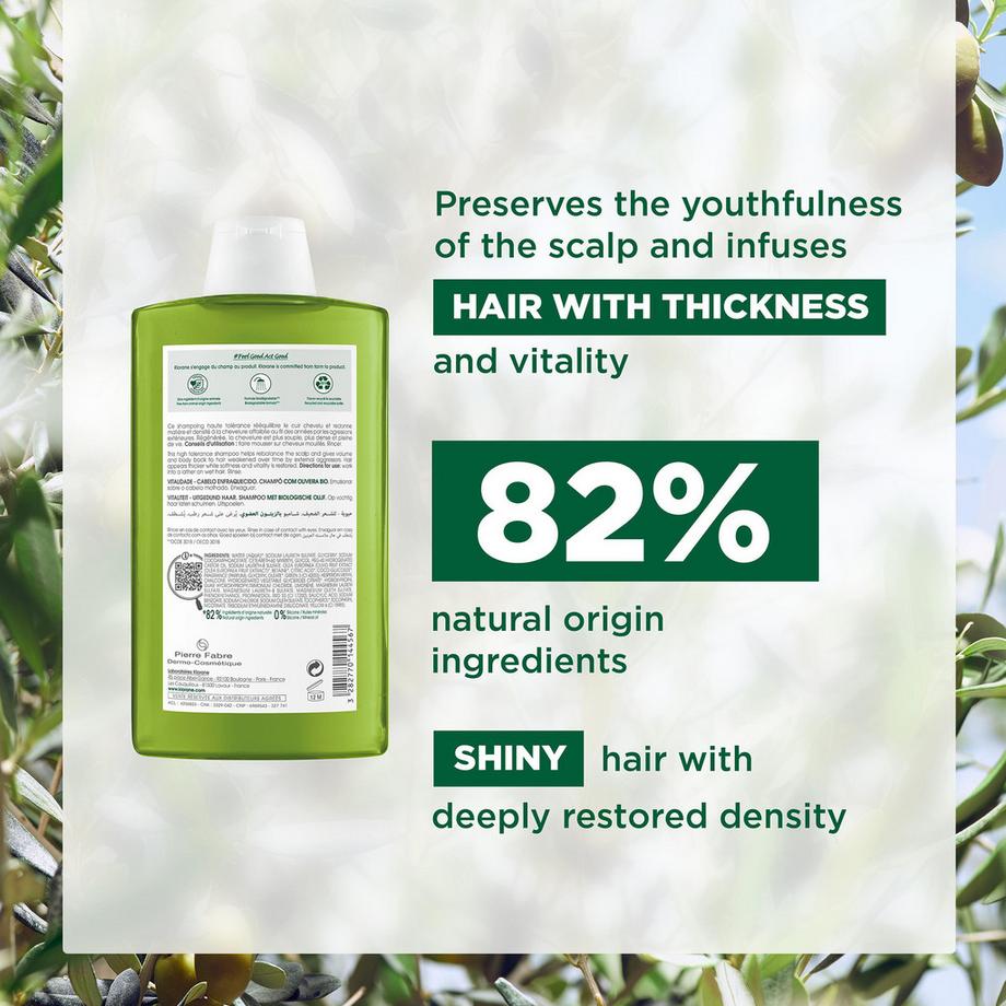 KLORANE Olive biologiche Shampoo rivitalizzante 