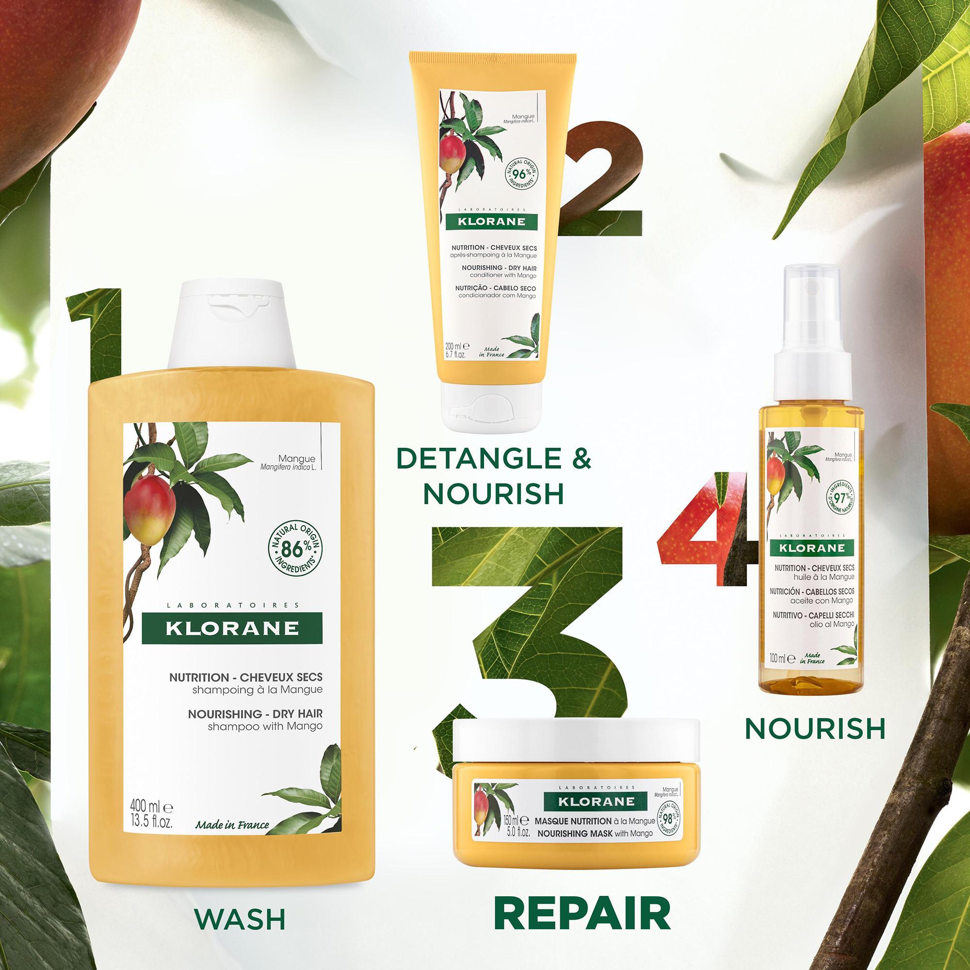 KLORANE Mango Maschera nutriente 