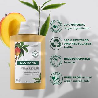 KLORANE Mango Shampoo nutriente 